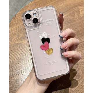 เคสไอโฟนแบบใสลายหัวใจ&amp;ตัวอักษร