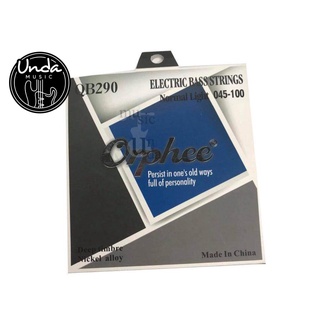 สายเบสBass 4 สาย คุณภาพสูง Premium Orphee QB290 Electric Bass Strings 4 String Medium Gauge (.045 .065 .080 .100)