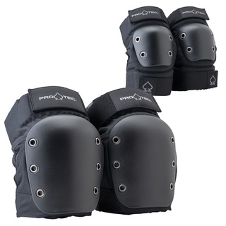 ชุดสนับ ProTec - Street  Knee/Elbow Pad Set Open Black size M,L