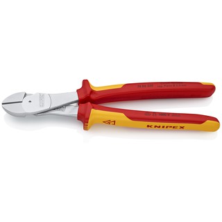 KNIPEX High Leverage Diagonal Cutter VDE 250 mm คีมปากเฉียงแบบแรงงัดสูง VDE 250 มม. รุ่น 7406250