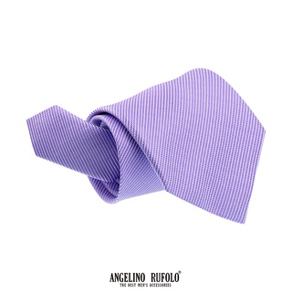 ANGELINO RUFOLO Necktie(NTM-พท.07,33,39) เนคไทผ้าไหมทออิตาลี่คุณภาพเยี่ยม ดีไซน์ Plain สีม่วง/เลือดหมู/น้ำตาล/ชมพู/ฟ้า