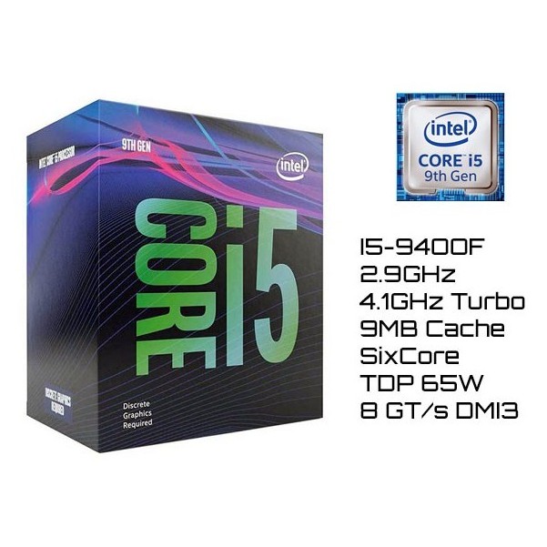CPU (ซีพียู) INTEL 1151 CORE I5-9400F 2.90 GHz รับประกัน 3 - y
