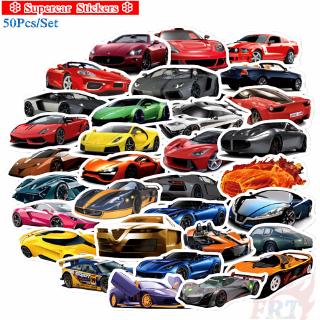 ❉ HellaFlush： SuperRun Supercar &amp; Hot Rod Series 01 - JDM Racing Cars สติ๊กเกอร์ ❉ 50Pcs/Set DIY Fashion Waterproof Mixed Luggage Laptop Skateboard Doodle Decals สติ๊กเกอร์