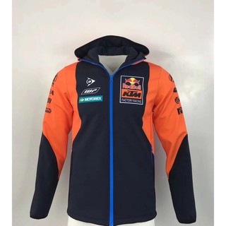 ktm redbull เสื้อแจ็คเก็ตแขนยาวมีฮู้ดและซิป 2020