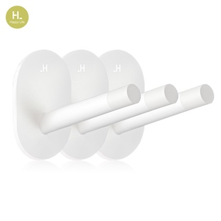 Xiaomi Youpin Happy Life ตะขอแขวน ติดผนัง รับน้ำหนักได้สูงสุด 3 กิโลกรัม