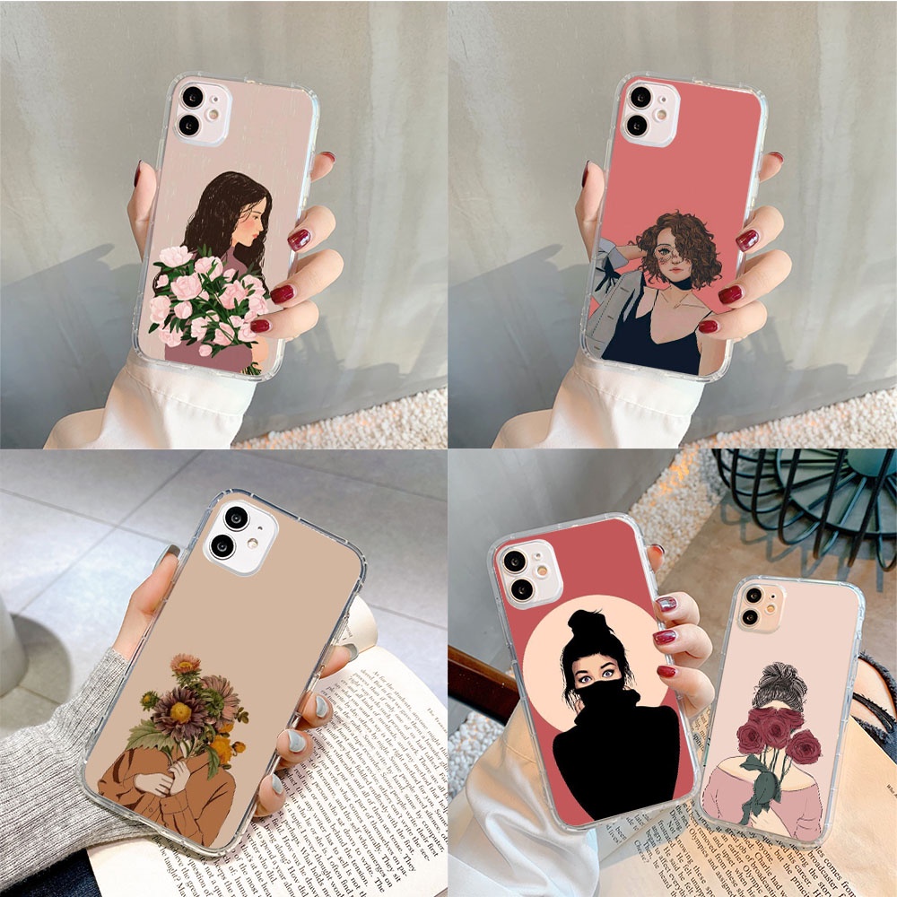 F-217 wattpad สาวซิลิโคน TPU สําหรับ Huawei Nova 4E Y5P P20 P30 3I 2I Y8S 5T Lite Pro ปกอ่อน