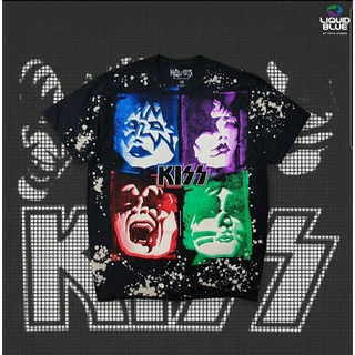 Liquid blue KISSlove gun Havok Black T-Shirt แท้นำเข้าจาก USA ส่งฟรี!