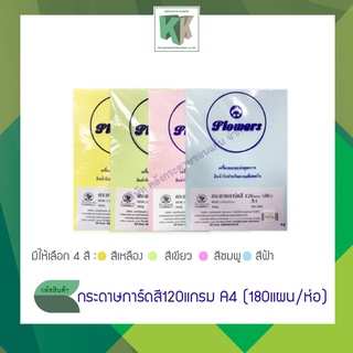 กระดาษการ์ดสี กระดาษทำปกสี กระดาษปกรายงาน กระดาษสี กระดาษสีพาสเทล กระดาษทำนามบัตร A4 หนา120 แกรม