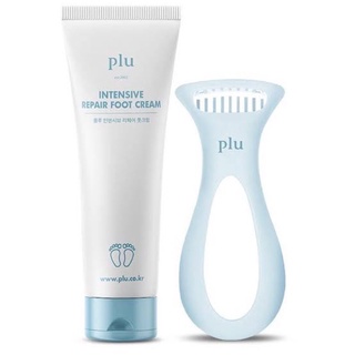 สินค้าพร้อมส่ง!!! Plu Insensive Repair Foot Cream+แปรงขัดส้นเท้า