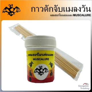 ตราค้างคาว กาวดักจับแมลงวัน ผสมฮอร์โมนล่อแมลง MUSCALURE ขนาด 30กรัม กับดักแมลงวัน กาวไล่แมลงวัน