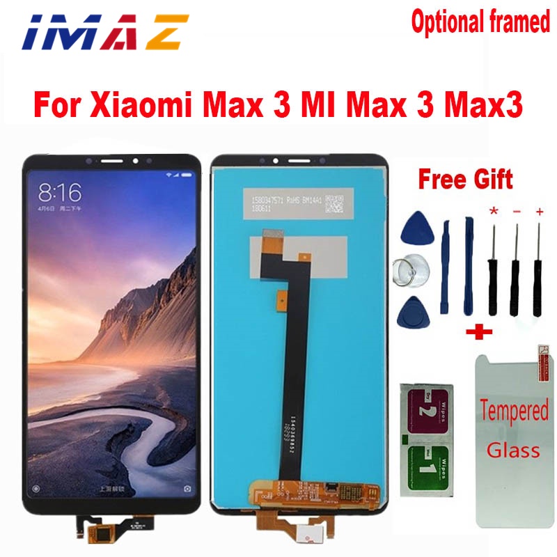 IMAZ IPS AAA Quality 6.9" For Xiaomi Max 3 MI Max 3 Max3 LCD Screen Display Touch Panel Digitizer For Xiaomi Mi Max