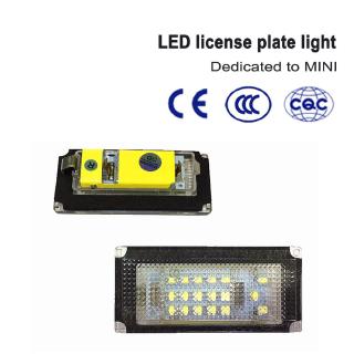 2 ชิ้น MINI R50 R52 R53 LED ไฟป้ายทะเบียน