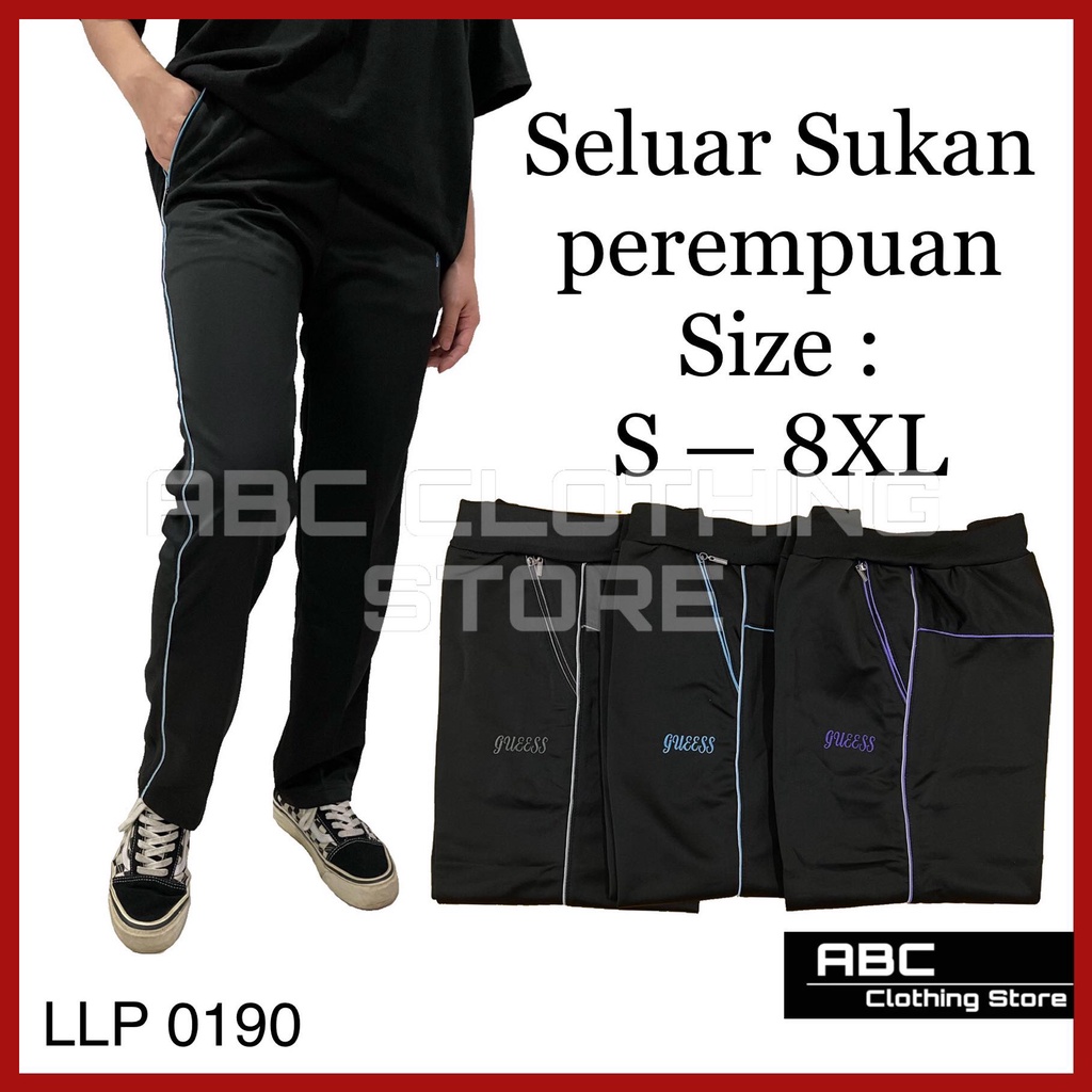 [ S~9XL ]Seluar Sukan Wanita/Seluar Track Wanita/ Track Pants Long Pants Women/ Seluar Track Perempu