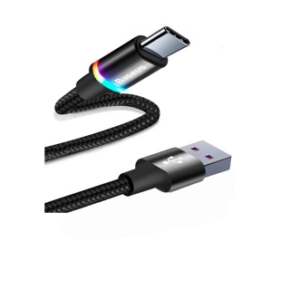 Baseus สายชาร์จ แบบเร็ว 5 แอมป์ USB Type C สำหรับ Huawei Mate20 P20 Pro P40