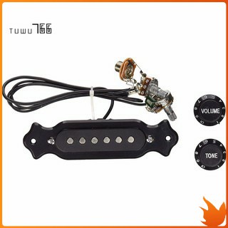 Pre-Wired 6-String Single Coil Pickup Harness with Volume & Tone Pots for Electric  Box Guitar Electric  Box Guitar