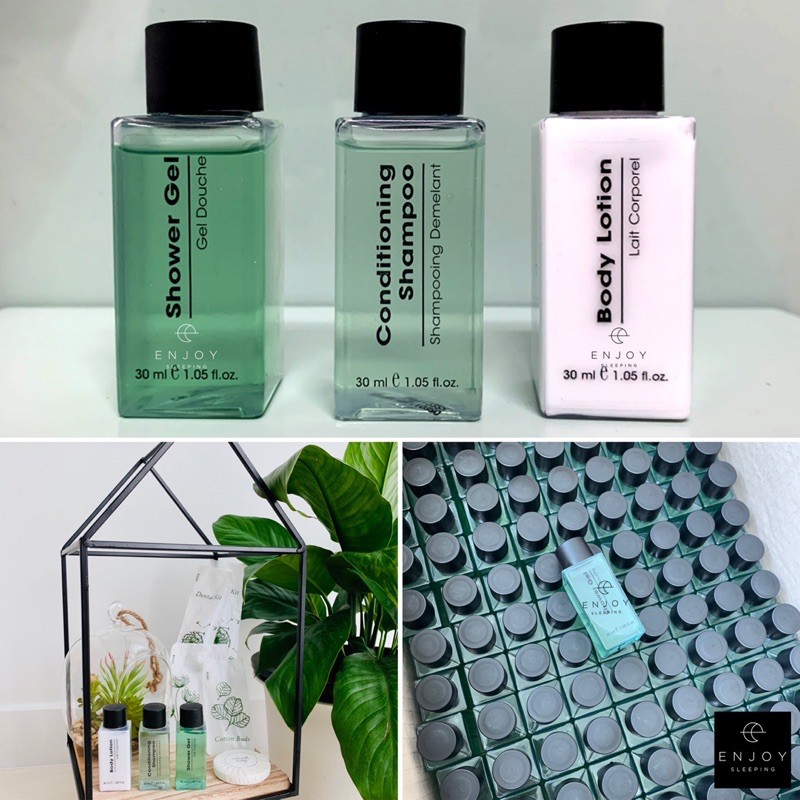 [แพค 100] ของใช้ในโรงแรม แปรงสีฟัน หมวกอาบน้ำ คอตตอนบัด amenities toothbrush Airbnb โรงแรม