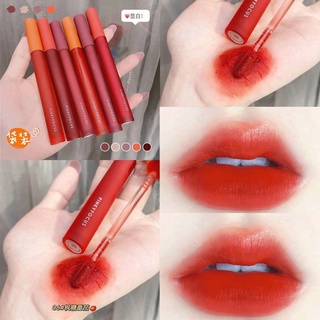 【Stock】Fairy Sister🌸 Pinkyfocus® Orange Marmalade Soft Mist Velvet Matte Lip Glaze Waterproof Long-lasting Non-stick Cup Student Woman Lip Makeup