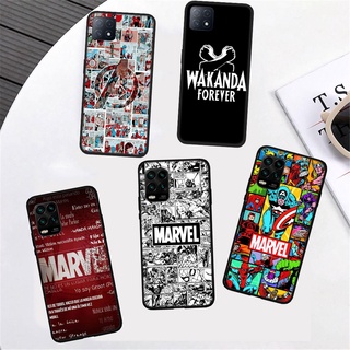 เคสโทรศัพท์ซิลิโคนนิ่ม ลายโลโก้ Marvel The Avengers สําหรับ Samsung Galaxy Note 8 9 A42 A91 A81 A71 A51 A41 A31 A21S OI55