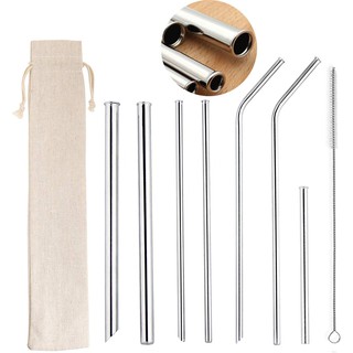 ZFITEI : ZFT180426* หลอดสแตนเลส Stainless Steel Metal Straws