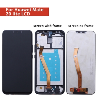 หน้าจอสัมผัส LCD ดิจิทัล ของแท้ สําหรับ Huawei Mate 20 Lite SNE LX1 LX2 LX3