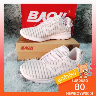 [ลิขสิทธิ์แท้]SALE🔥รองเท้าผ้าใบ BAOJI รหัส BJW482 บาโอจิ