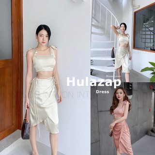 HULAZAP เดรสเซ็ตสวยมาก ผูกไหล่ ผูกเอว