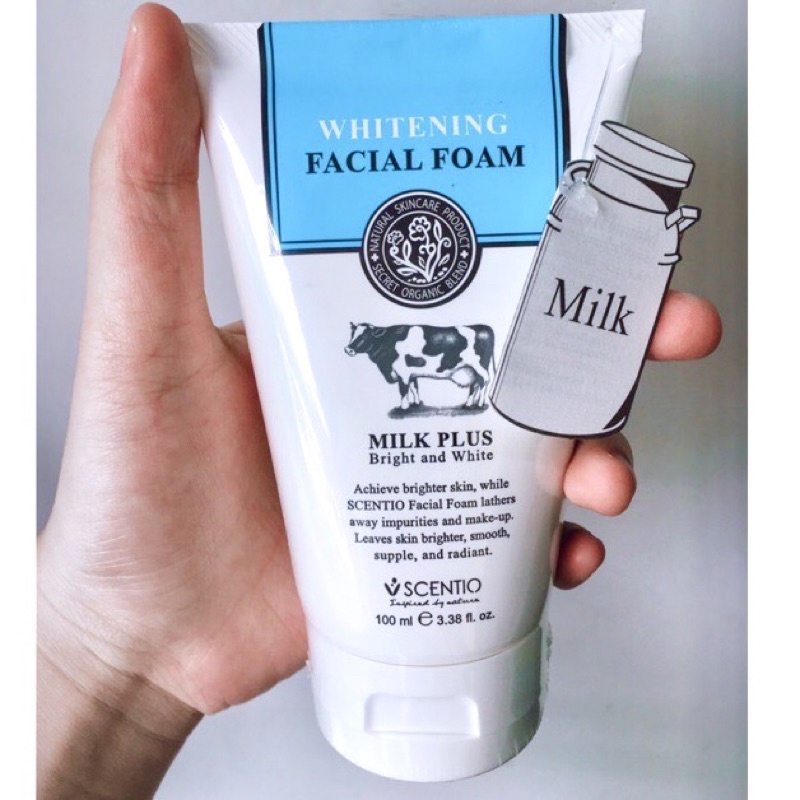 Beauty Buffet มาสก์น้ำนม 100 ml Scentio Milk Plus Bright and White Whitening Facial Mask 100ml เซนทิโอ มิลค์ มาสก์นม