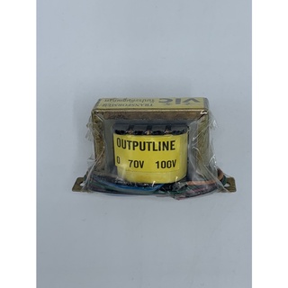 หม้อแปลง 300ma Inputline 0 70 100 VAC Outputline 0 4 8 16 ohm  1ลูก