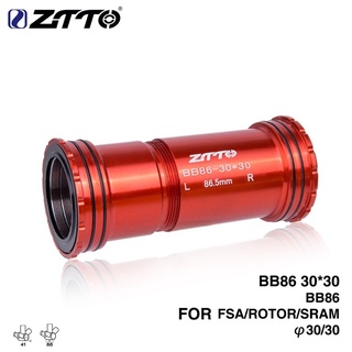 กะโหลก ZTTO 8630 4130 86386 BB86 ใส่ขาจาน 30mm มีเกลียวกลาง