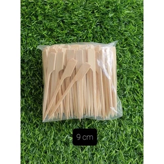 TREE ไม้ชายธง ไม้ธงเสียบอาหาร ไม้เสียบหมูปิ้ง ขนาด 9CM,12CM,15CM และ18CM (แพ็คละ 100 ชิ้น)