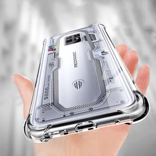 เคสซิลิโคนนิ่ม แบบใส กันกระแทก สําหรับ ZTE Red Magic 7 7S 6 6S Pro 5G 5S 3s 3