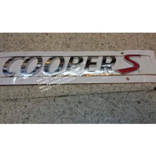 พลาสติกชุบโครเมี่ยม คำว่า COOPERS ติดรถ แต่งรถ มิมิ mini