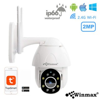 กล้องวงจรปิดอัจฉริยะ 2MP กล้อง CCTV Tuya PTZ Outdoor Wireless