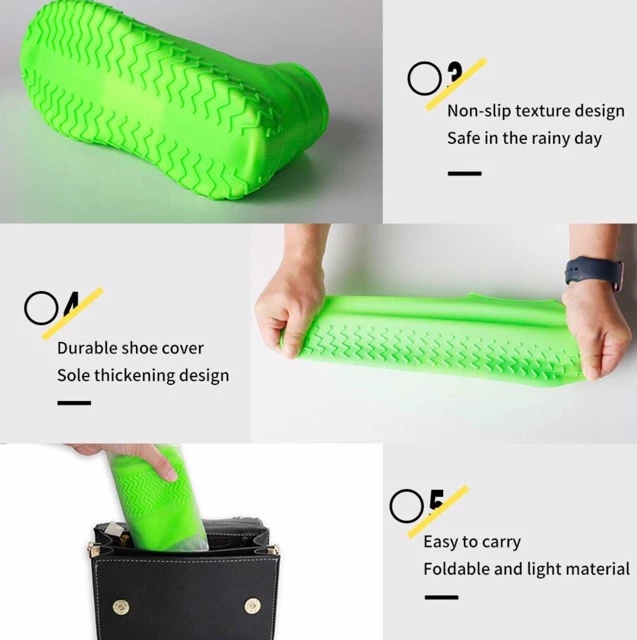 รองเท้าซิลิโคนกันน้ำ Silicone Cover Shoes thumbnail 7