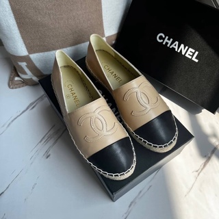 CHANEL ESPADRILLES COLLECTION 💛มาเเล้วเป็นอีกรุ่นที่มาเเรงตลอดกาล ทำจากหนังเเท้100%