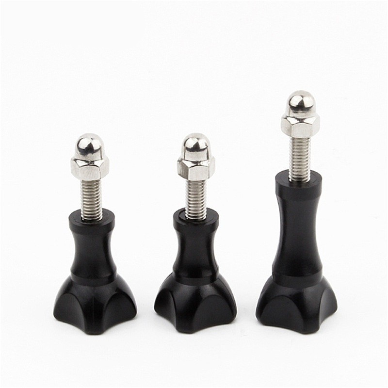 อุปกรณ์เสริม Go Pro 1 Long + 2 Short Thumb Screw พร้อมน็อตสําหรับ Gopro Hero Action Camera 3 ชิ้น / ล็อต