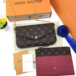 LV งานออริ หนังแท้หอม งานสวยเป๊ะ ใช้สลับแท้ได้เลย