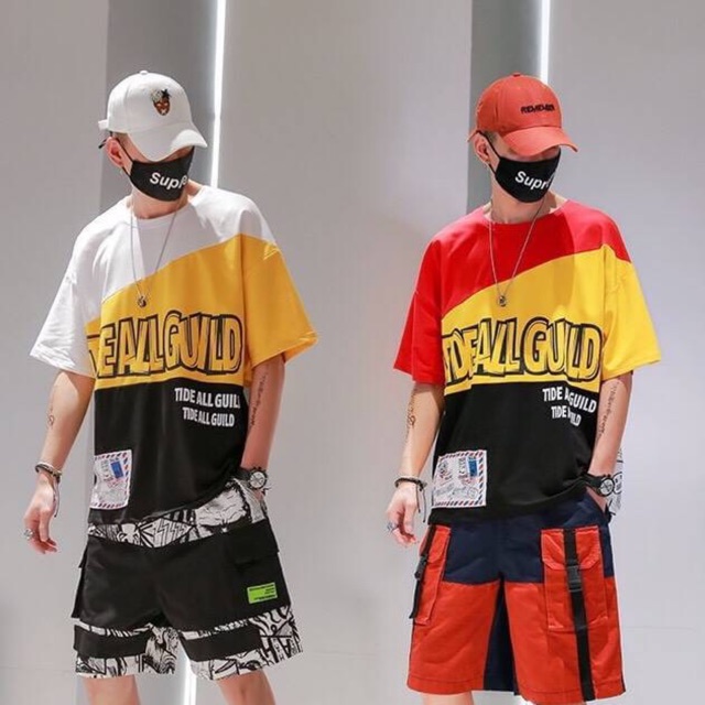 เสื้อยืดOversize ลายTIDE ALL GUILD