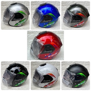 หมวกกันน็อคเต็มใบ AJAK HELMET รุ่น KIRIN + กระจกหน้าหมวกแยกขาย