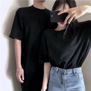 🖤🖤colors คอกลมนักเรียนสีทึบเสื้อยืดแขนสั้นT006