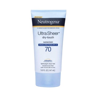 ค/รีมกันแดด Neutrogena Ultra Sheer Dry-Touch Sunscreen SPF70+  ขนาด 147 ml