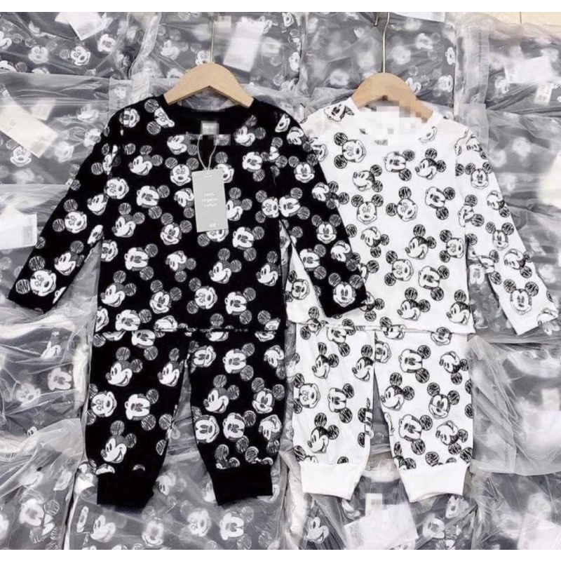 MICKEY KIDS PYJAMAS/ SLEEPWEAR/ BOYS CLOTHES/ เสื้อผ้าเด็กผู้หญิง