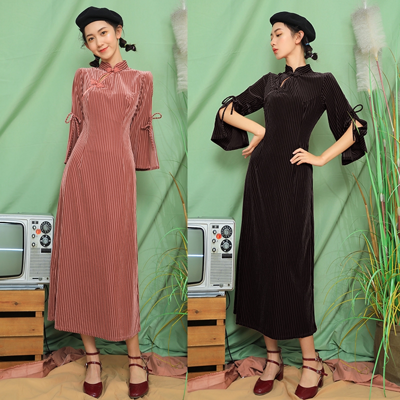ชุดเดรสยาว สไตล์boho แขนสั้น แฟชั่นสําหรับผู้หญิง maxi 2020 ig A270