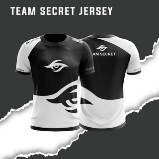 เสื้อกีฬาแขนสั้น ลายทีม SECRET Jersey PUBG WWCD