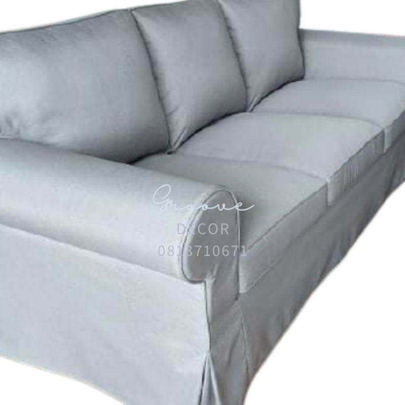 ผ้าคลุมโซฟา รุ่น Ektorp ขนาด 3 ที่นั่ง