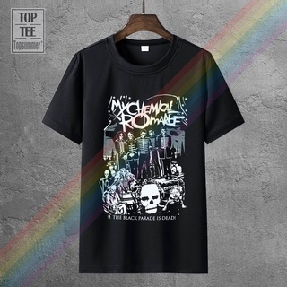 ใหม่ เสื้อยืด ผ้าฝ้าย 100% พิมพ์ลาย My Chemical Romance Dead Parade Survived Bat Danger Ccbbjm88Pimpag42 ไซซ์ XS-3XL สํา