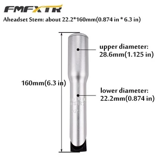 FMFXTR อะแดปเตอร์แปลงคอจักรยานอลูมิเนียม แปลงคอจุ่มเป็นแบบคอหนีบ ขนาด 22.2-25.4mm. (ราคาต่อชิ้น)