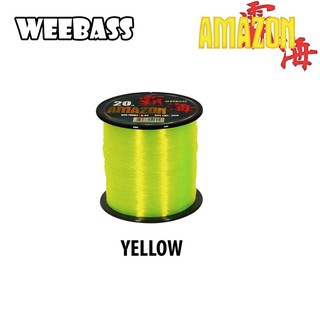 [พร้อมส่ง🚀] สายเอ็น เอ็นตกปลา WEEBASS - รุ่น AMAZON YELLOW 1/8LB (สีเหลือง)