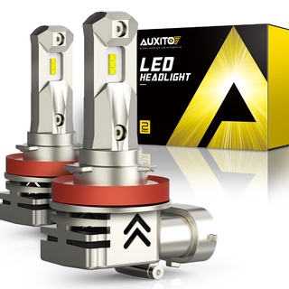 Auxito หลอดไฟหน้ารถยนต์ LED 9005 9006 H4 H7 H11 12000LM 6000K แบบเปลี่ยน