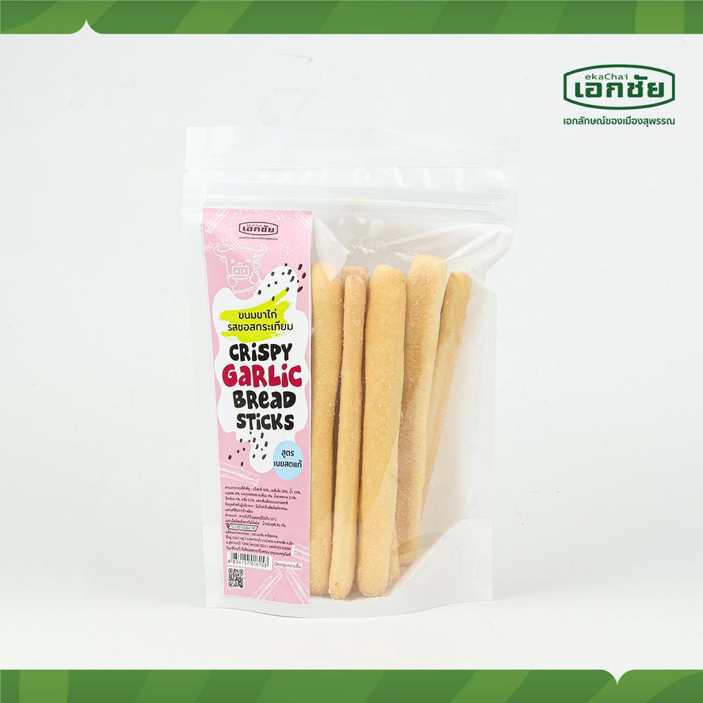 ขนมขาไก่รสซอสกระเทียม เอกชัยสาลี่สุพรรณ